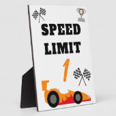 Eerste ronde rond de baan, Kinderen verjaardagsfee Fotoplaat (Zijkant)