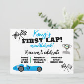 Eerste ronde rond de baan, Kinderen verjaardagsfee Kaart (Staand voorkant)