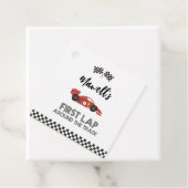 Eerste ronde rond de Track Verjaardag Bedankjes Labels (In situ)