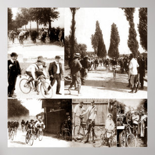 Eerste Ronde van Frankrijk 1903 Start tot Finish C Poster