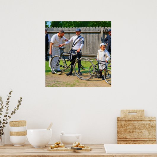 Eerste Ronde van Frankrijk 1903 Winner Maurice Gar Poster (Keuken)