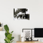 Eerste rondleiding Frankrijk 1903 Eerste kilometer Poster (Thuiskantoor)