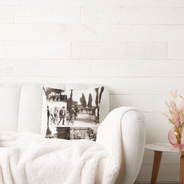 Eerste rondleiding van de Franse winnaar Maurice G Kussen (Bank)