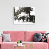 Eerste rondleiding van Frankrijk 1903 : begin van  Canvas Afdruk (Insitu (Woonkamer))