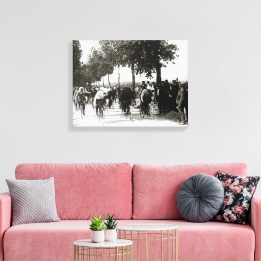 Eerste rondleiding van Frankrijk 1903 : begin van  Canvas Afdruk (Insitu (Woonkamer))