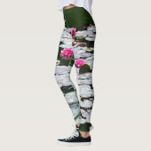 Eerste roze waterlilies leggings (Links)