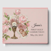Eerste  Rozen van de Heilige Communie Gastenboek (Voorkant)