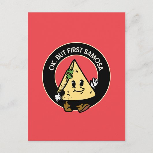 Eerste Samosa Briefkaart (Voorkant)