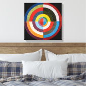 Eerste Schijf | Robert Delaunay | Canvas Afdruk (Insitu (Slaapkamer))
