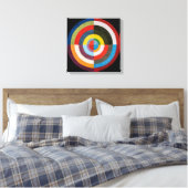 Eerste schijf | Robert Delaunay | Canvas Afdruk (Insitu (Slaapkamer))