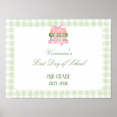 Eerste schoolbord poster (Voorkant)