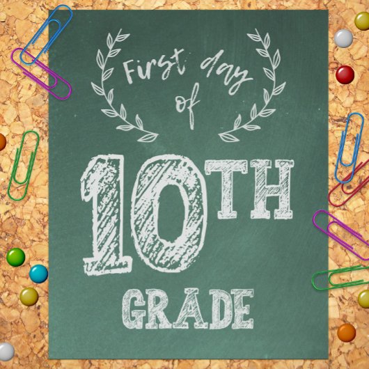 Eerste schooldag, 1e schooldag 10e klas, tweedejaa foto afdruk