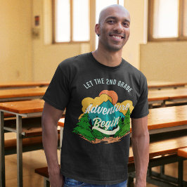 Eerste schooldag 2e klas waardering voor leraren t-shirt