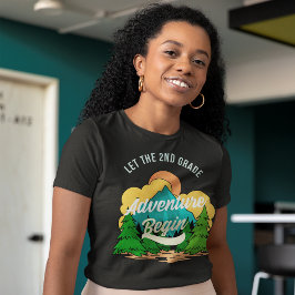 Eerste schooldag 2e klas waardering voor leraren t-shirt