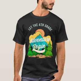 Eerste schooldag 4e klas waardering voor leraren t-shirt