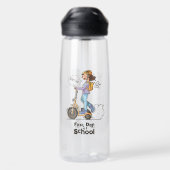 Eerste schooldag | 750ml waterfles (Achterkant)