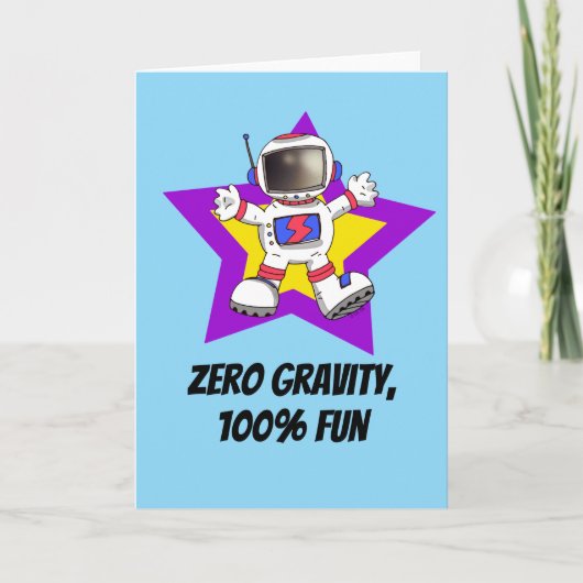 Eerste schooldag - Astronaut Kaart (Voorkant)