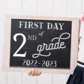 Eerste schooldag bord  poster