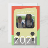 Eerste schooldag Bus Script Broer Zus Kaart (Voorkant)