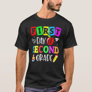 Eerste schooldag docent tweede klas t-shirt