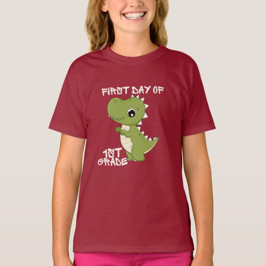 eerste schooldag, eerste dag van de eerste klas t-shirt (Voorkant)