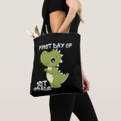 eerste schooldag, eerste dag van de eerste klas tote bag (Dichtbij)