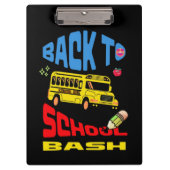 Eerste schooldag frisse start klembord (Voorkant)