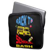 Eerste schooldag frisse start laptop sleeve (Voorkant Links)