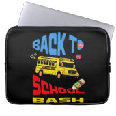 Eerste schooldag frisse start laptop sleeve (Voorkant)
