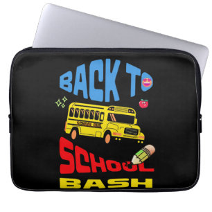 Eerste schooldag frisse start laptop sleeve