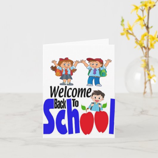 Eerste schooldag Grade One Kaart (Gele Bloem)