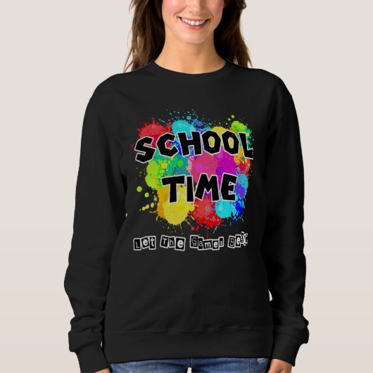 Eerste schooldag inschrijving kinderen Cool gezegd Trui (Voorkant)