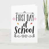 Eerste schooldag kaart (Voorkant)