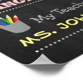 Eerste schooldag Kinderen Poster Fotorekwisieten (Hoek)