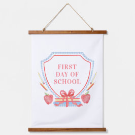 Eerste schooldag | Klaslokaal Hangend Wandkleed