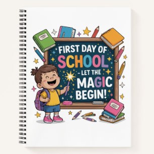 Eerste schooldag – Laat de magie beginnen - SCHOOL Notitieboek