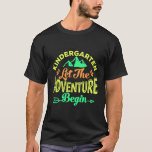 Eerste schooldag laat het avontuur vriendelijker b t-shirt