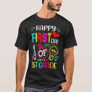 Eerste schooldag leerkracht eerste klas terug naar t-shirt