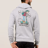 Eerste schooldag | MANNEN Hoodie (Achterkant)