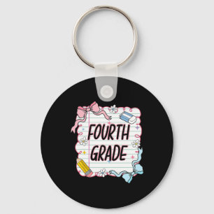 Eerste schooldag meisjesachtige Coquette1 Sleutelhanger