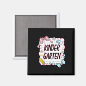 Eerste schooldag meisjesachtige Coquette3  Magneet (Voorkant / Achterkant)