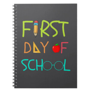 Eerste schooldag notitieboek