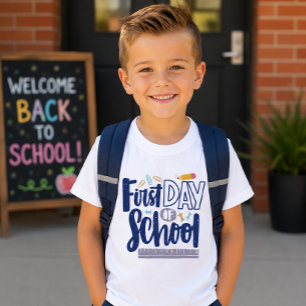 Eerste schooldag   Outfit voor terug naar school v T-shirt