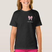Eerste schooldag Potlood Boog Eigen naam T-shirt (Voorkant)