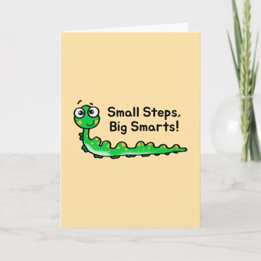Eerste schooldag - rups kaart (Voorkant)