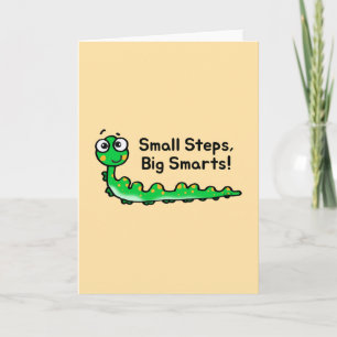 Eerste schooldag - rups kaart