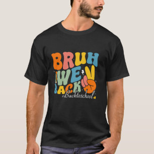 Eerste schooldag Terug naar school voor leraren Fu T-shirt
