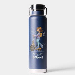 Eerste schooldag   thermisch geïsoleerd koper waterfles