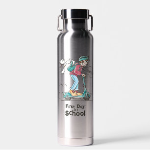 Eerste schooldag thermisch geïsoleerd koper waterfles