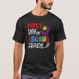Eerste schooldag Tweede klas leraar Student 2 T-shirt